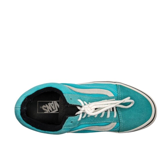 Women's Size 10, Men's Size 8.5 VANS Ward Canvas Lo Sneakers Blue Unisex EUC - Picture 6 of 16